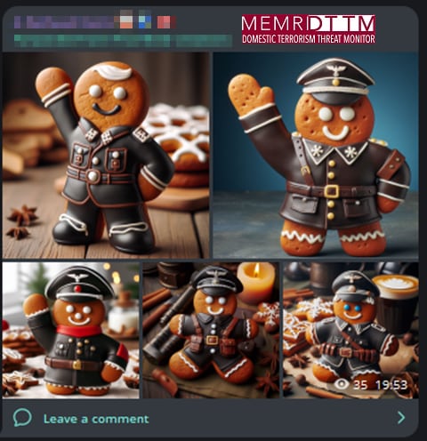 A screenshot of a screenshot of a gingerbread personDescription automatically generated