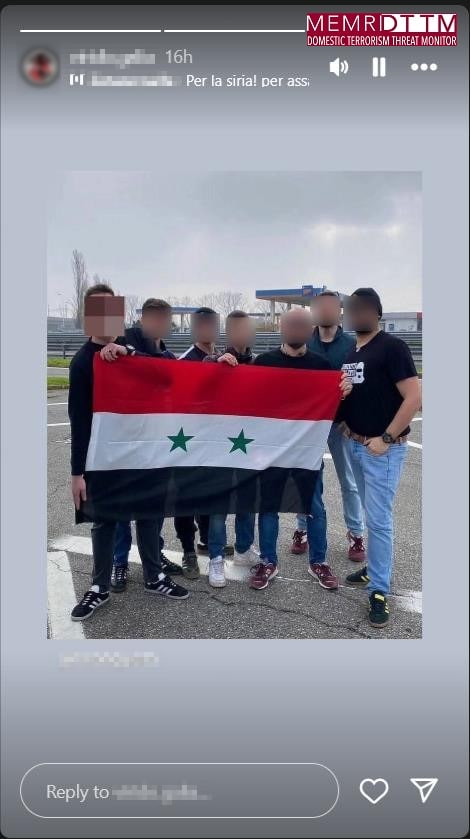 A group of people holding a flagDescription automatically generated